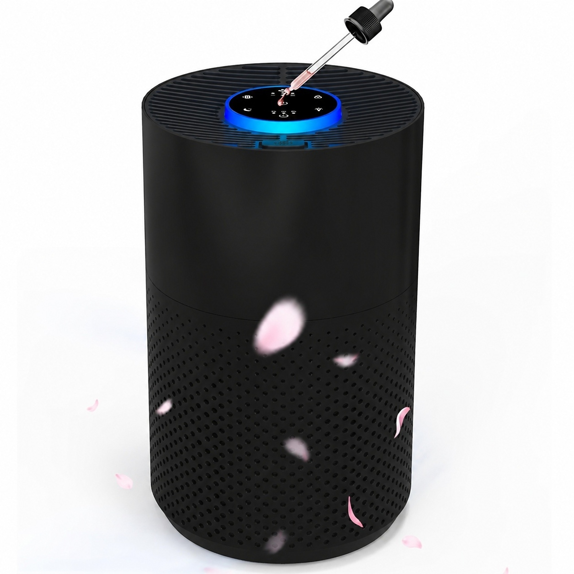 EdenDirect 1050 sq. ft. H14 True HEPA Personal Air Purifier with Timer, Sleep Mode & Child Lock, Removes Smoke, Pet Dander & Pollen, Black